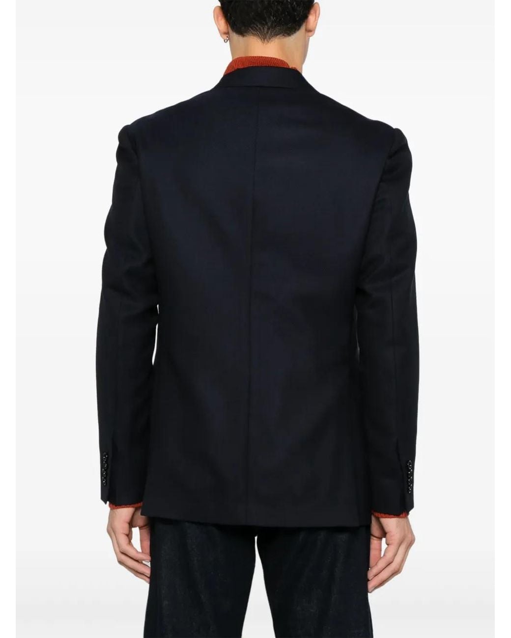 Lardini Black Wool Blazer for men