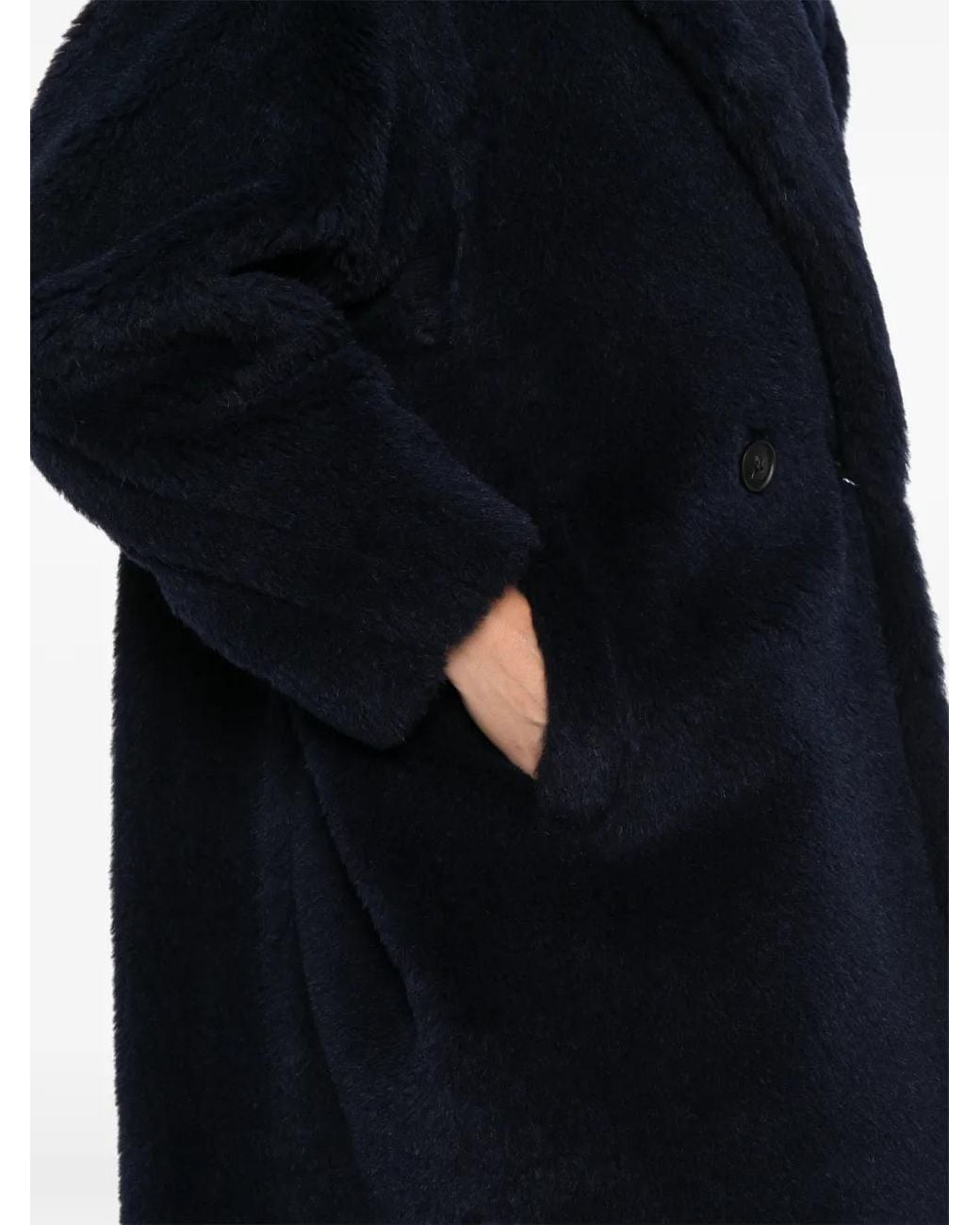 Max Mara Black "Tedgirl" Classic Coat