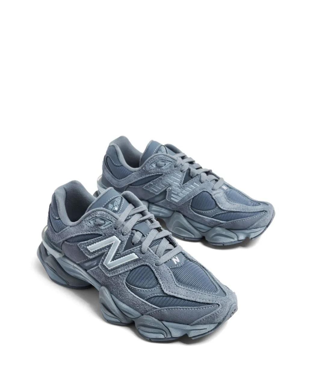 New Balance 9060 In Grey/blue Leather