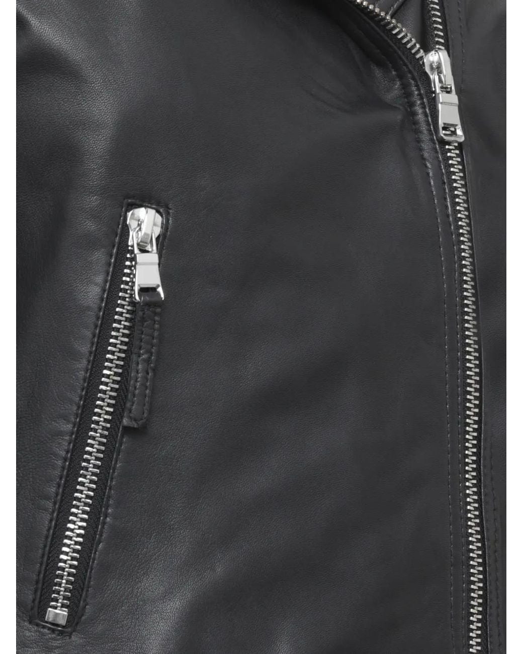 Bully Black Biker Leather Jacket