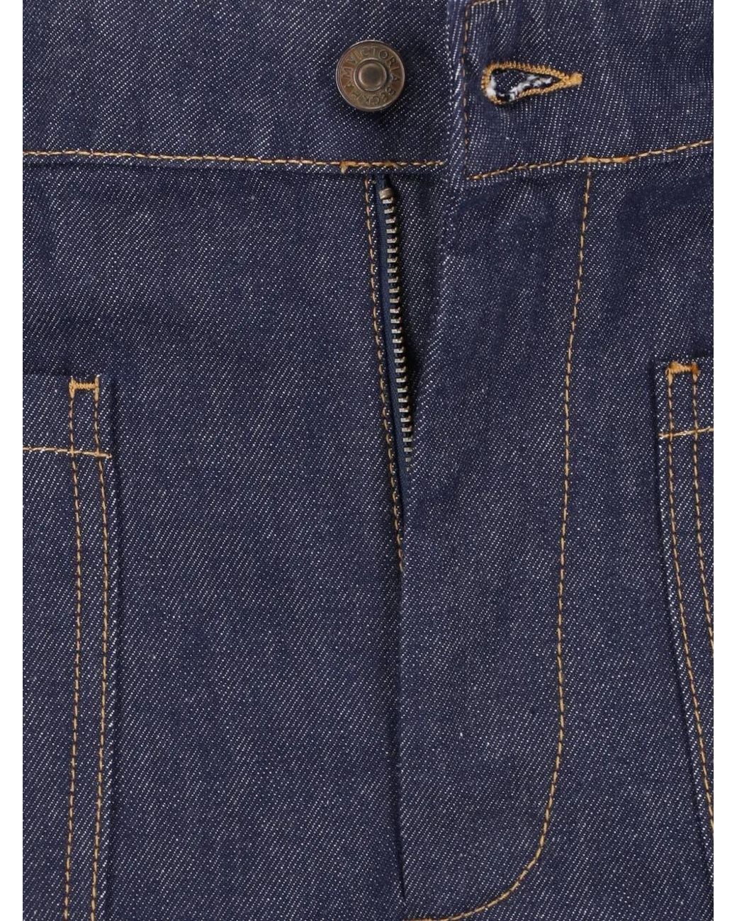 Victoria Beckham Blue Alina Flared Jeans