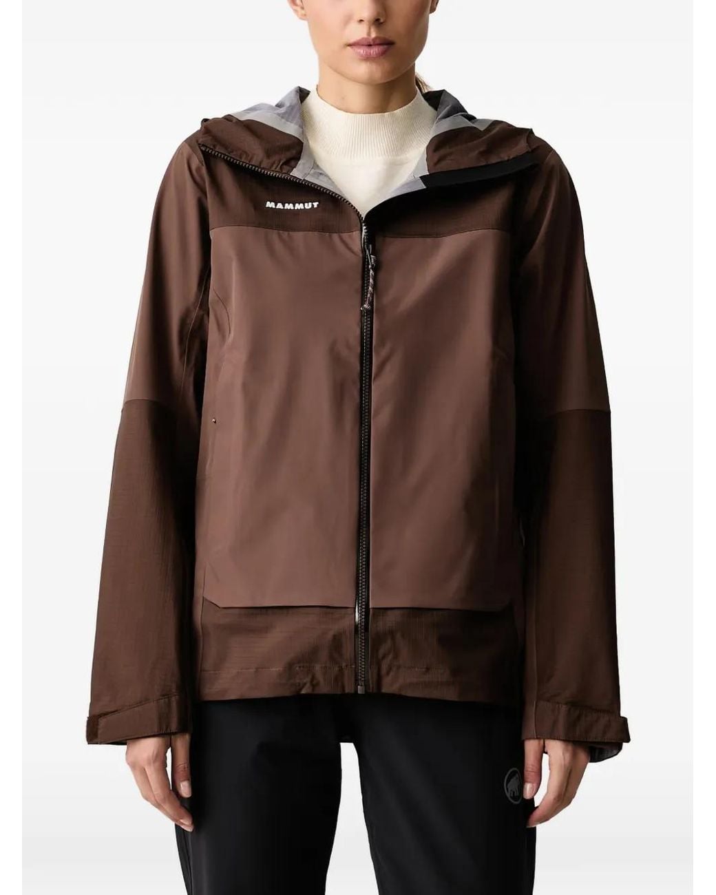 Mammut Brown Ducan Guide Hooded Performance Jacket