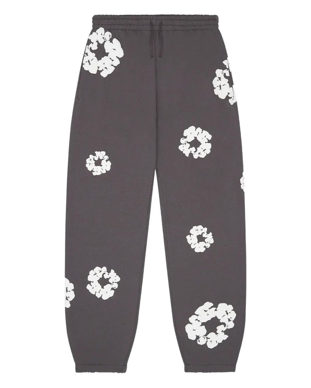 DENIM TEARS Gray Cotton Wreath Drawstring Track Pants for men