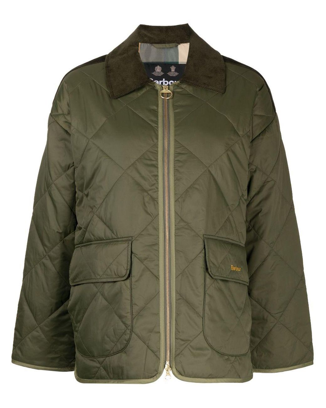 Barbour Ryhope Quilted Jacket in Green Lyst UK
