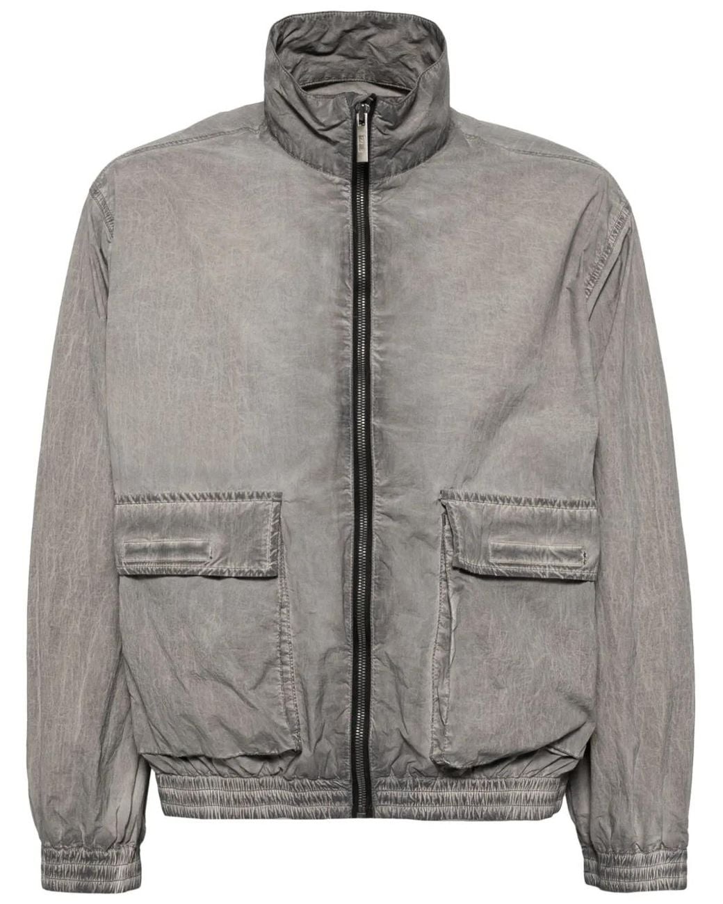 Giacca Con Zip di Izzue in Gray da Uomo