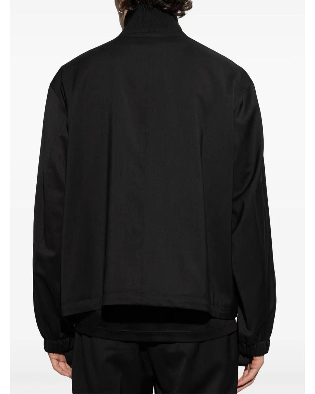 Helmut Lang Black Elasticated-Hem Jacket for men