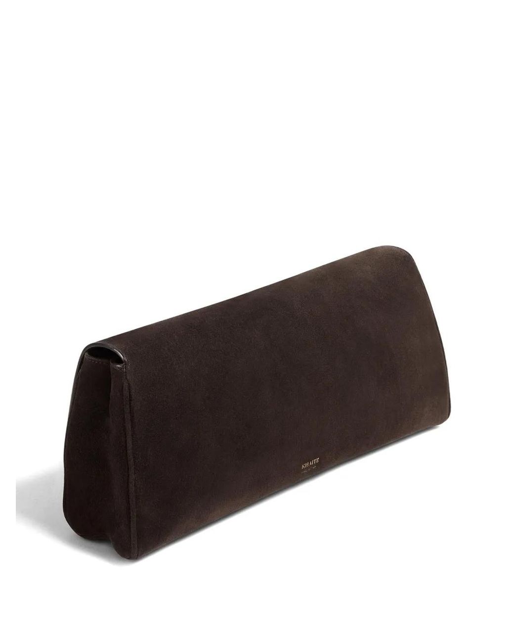 Khaite Black Audrey Leather Clutch