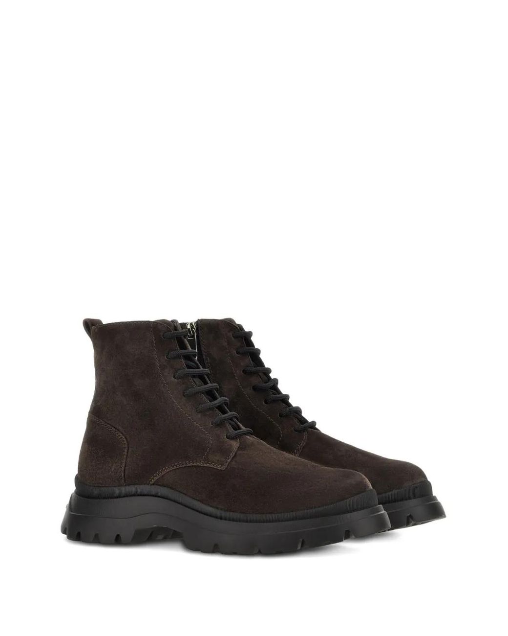 Hogan Black Suede Ankle Boots for men