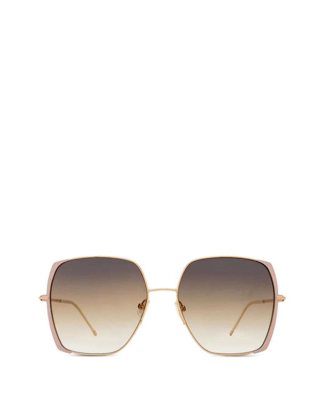 Boss White Lunettes De Soleil À Monture Géométrique
