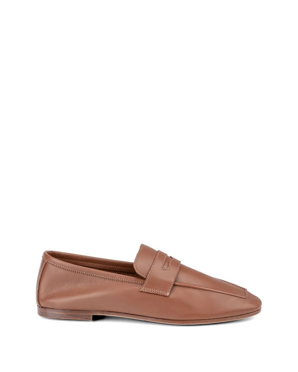 SOPHIQUE Brown Essenziale Leather Loafers