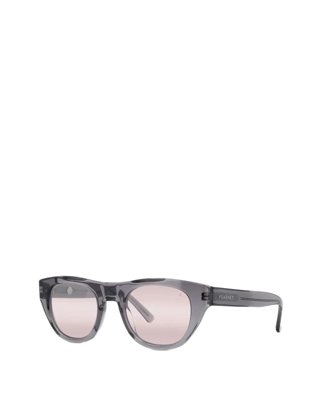 Vuarnet Gray Geometric-Frame Sunglasses