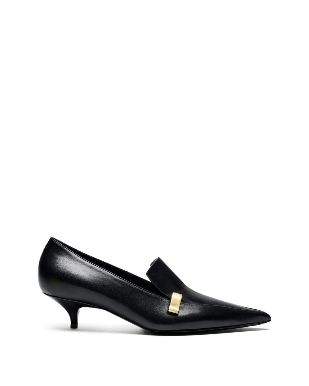 Proenza Schouler Black Slash Loafers