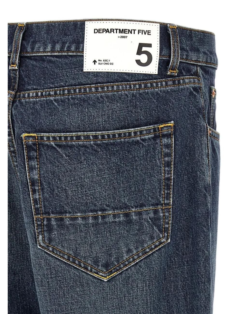 Department 5 Blue Musso Tapered Jeans for men