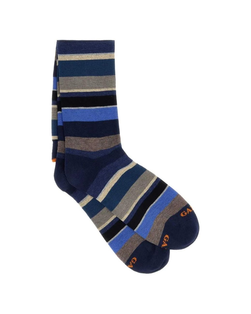 Gallo Blue Striped Socks for men