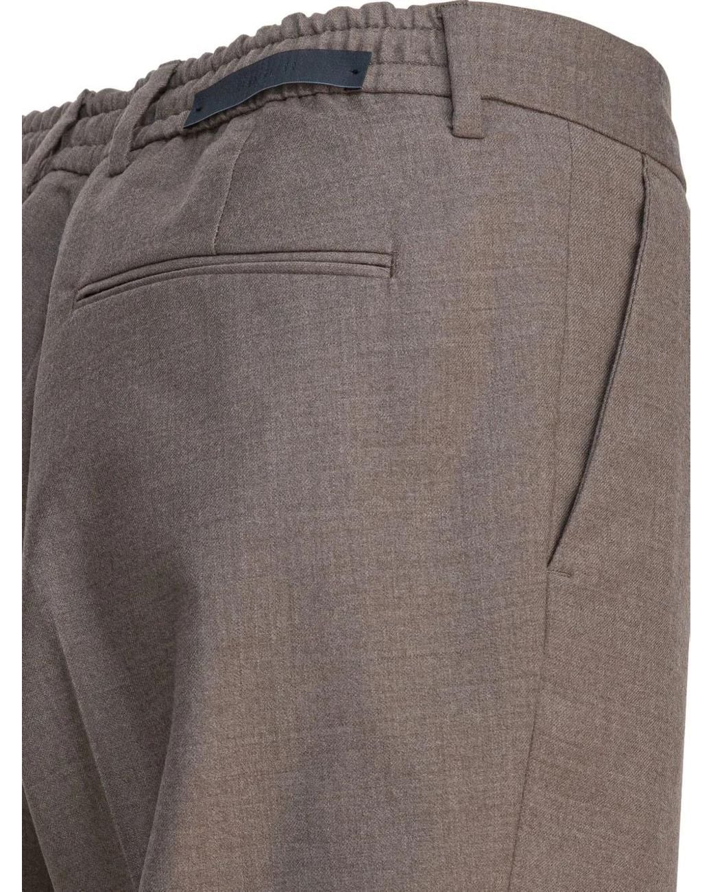 Briglia 1949 Gray Drawstring Trousers