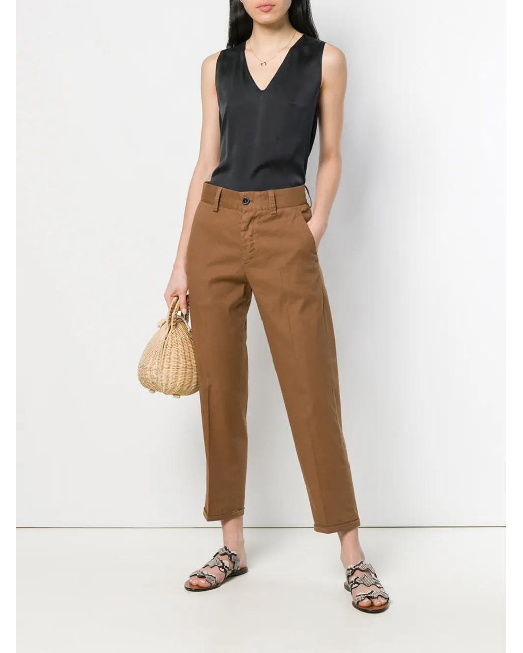 Antonelli Black Sleeveless Blouse