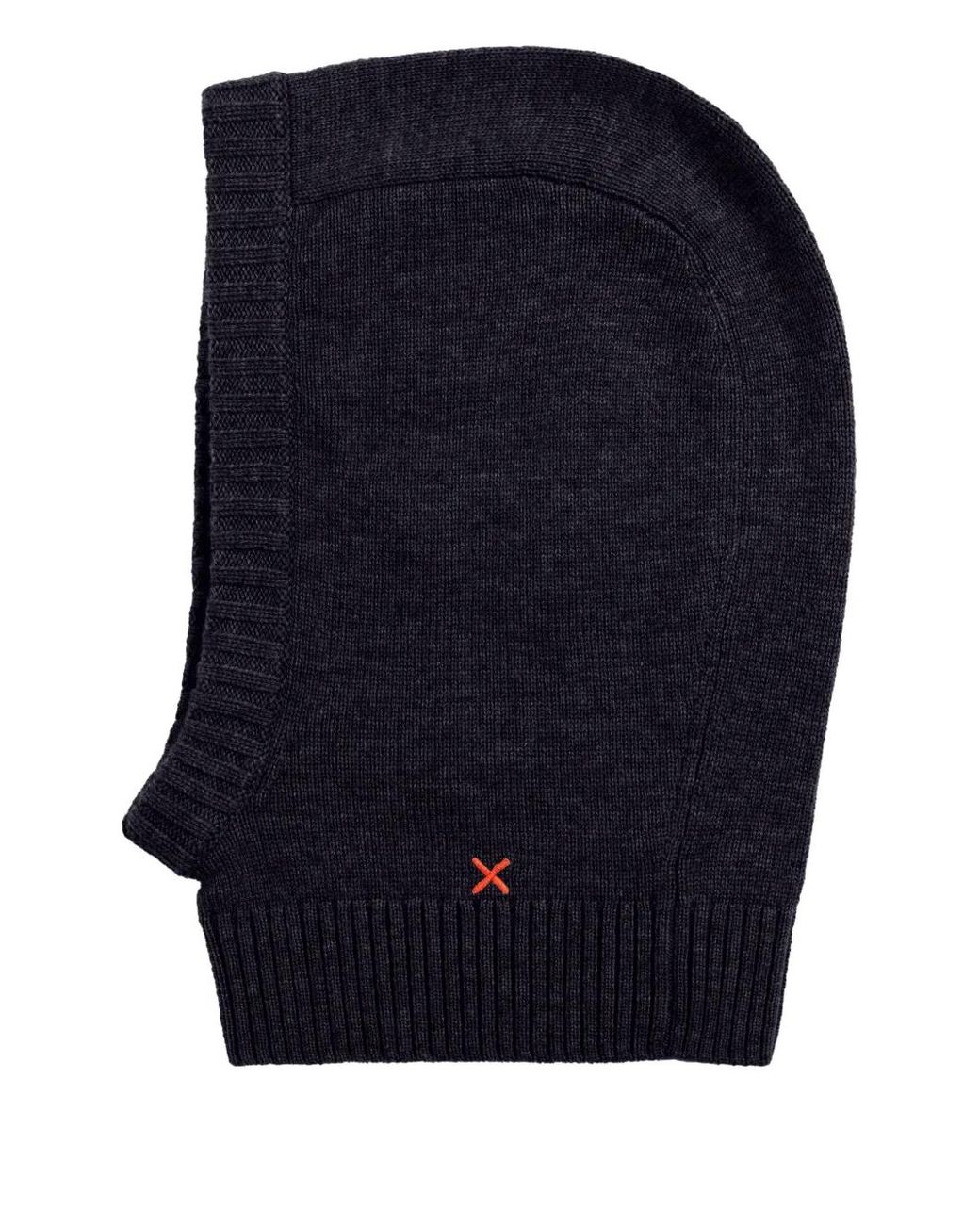 Chinti & Parker Blue Ribbed-Trim Balaclava
