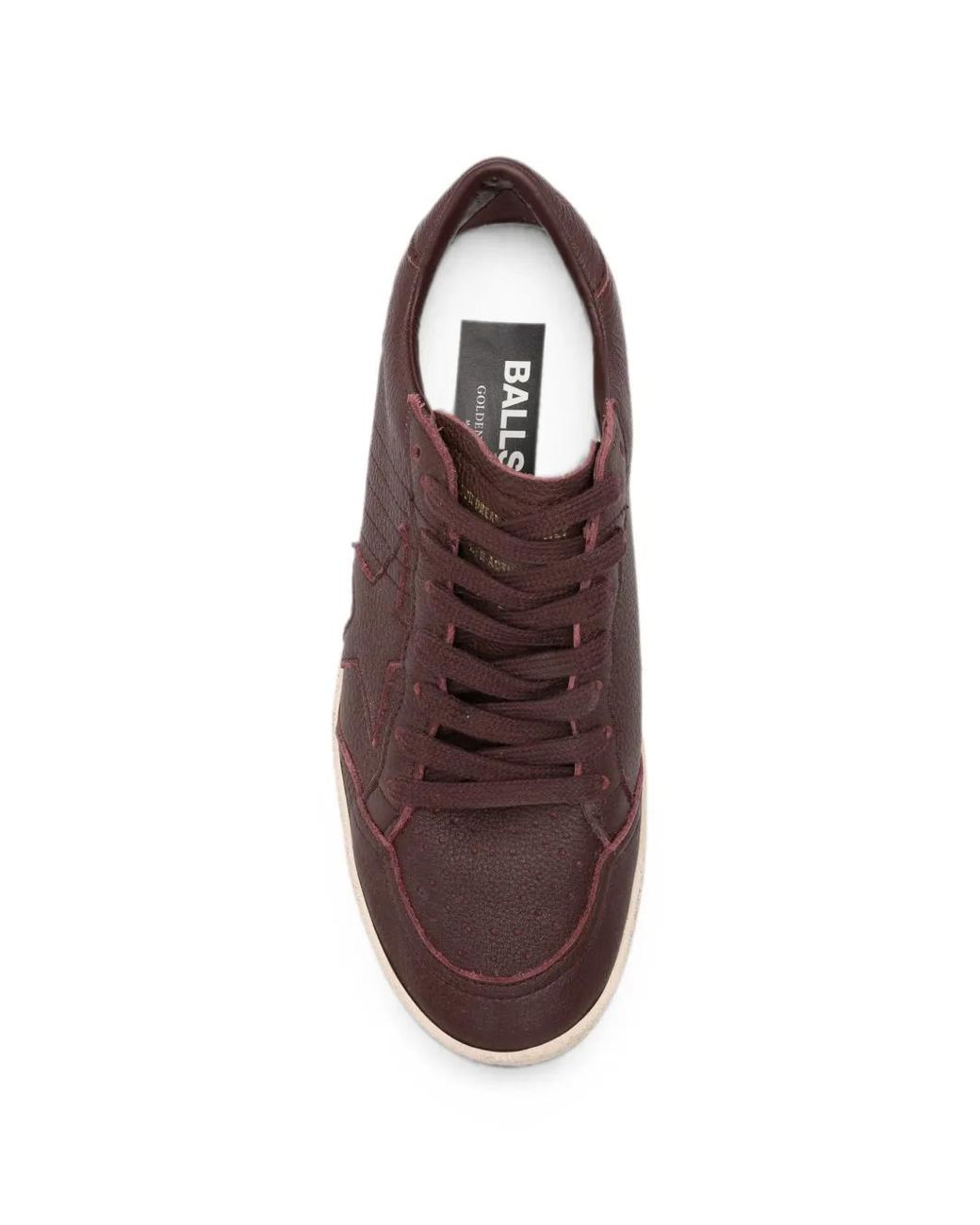 Golden Goose Deluxe Brand Brown Ball Star Leather Sneakers