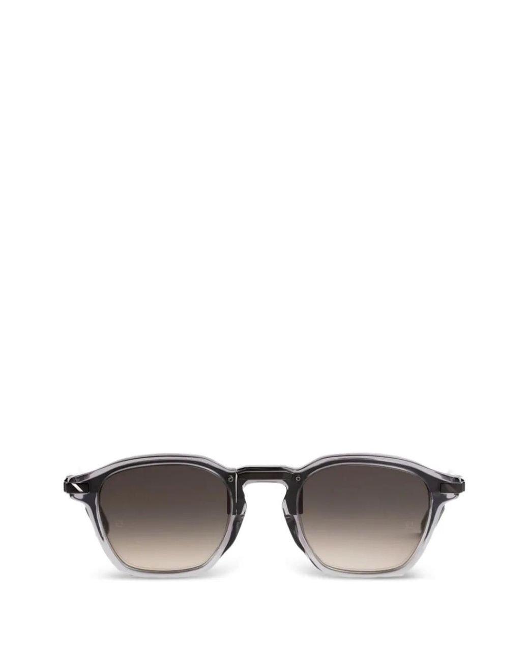 Movitra Gray Round-Frame Sunglasses