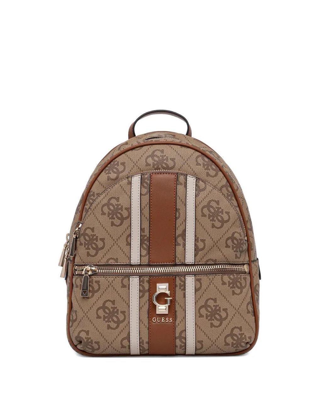 GUESS Brown Patterned Backpack $_57.JPG?set_id=880000500F main image 4
