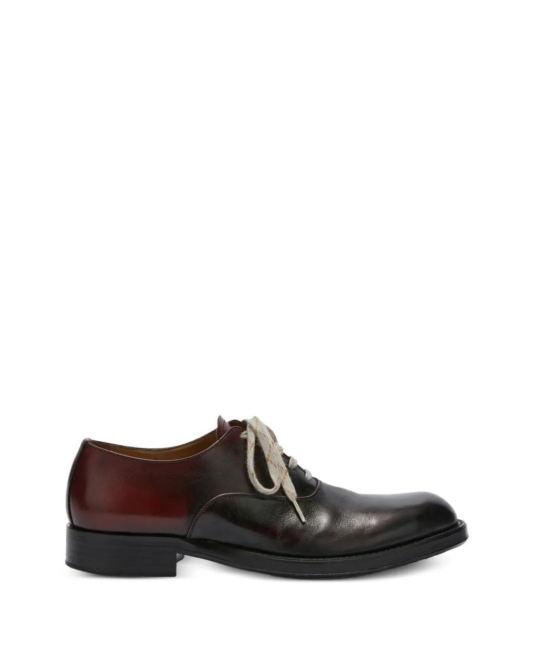 Dries Van Noten Brown Two-Tone Lace-Up Shoes for men