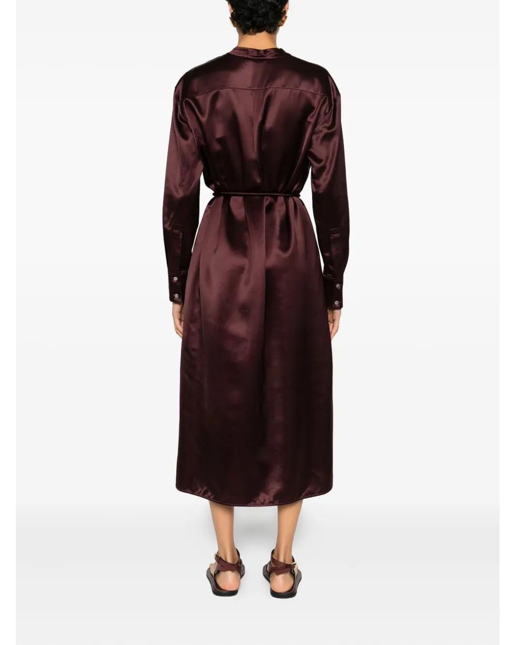 Tory Burch Purple Viscose Shirtdress