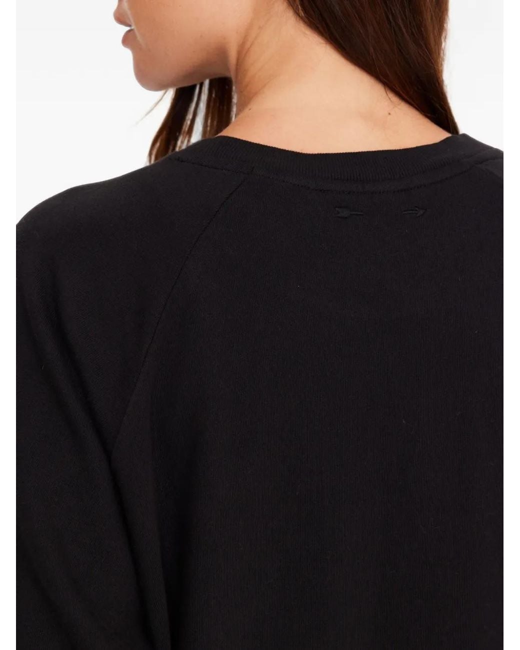 The Upside Black Lennox Raglan Crew-Neck Sweater