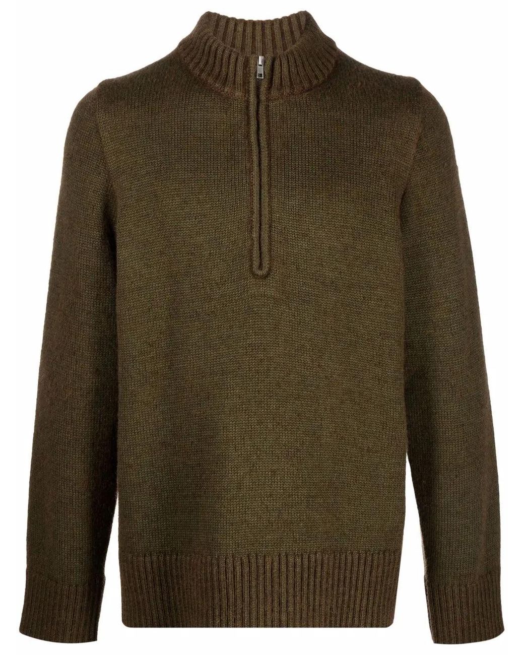 Maison Margiela Army Green Wool Blend Jumper for men