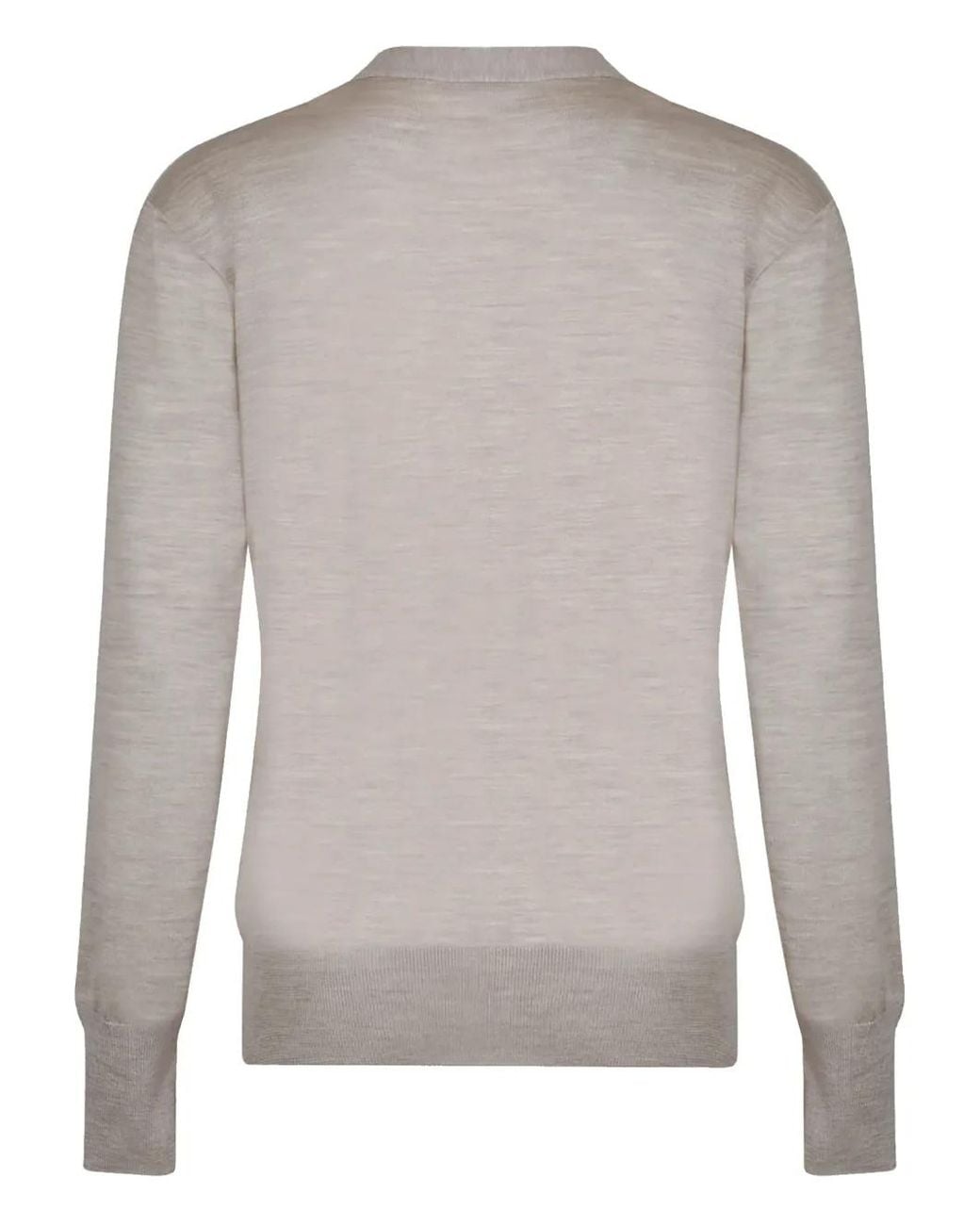 Jil Sander Gray Button-Up Cardigan