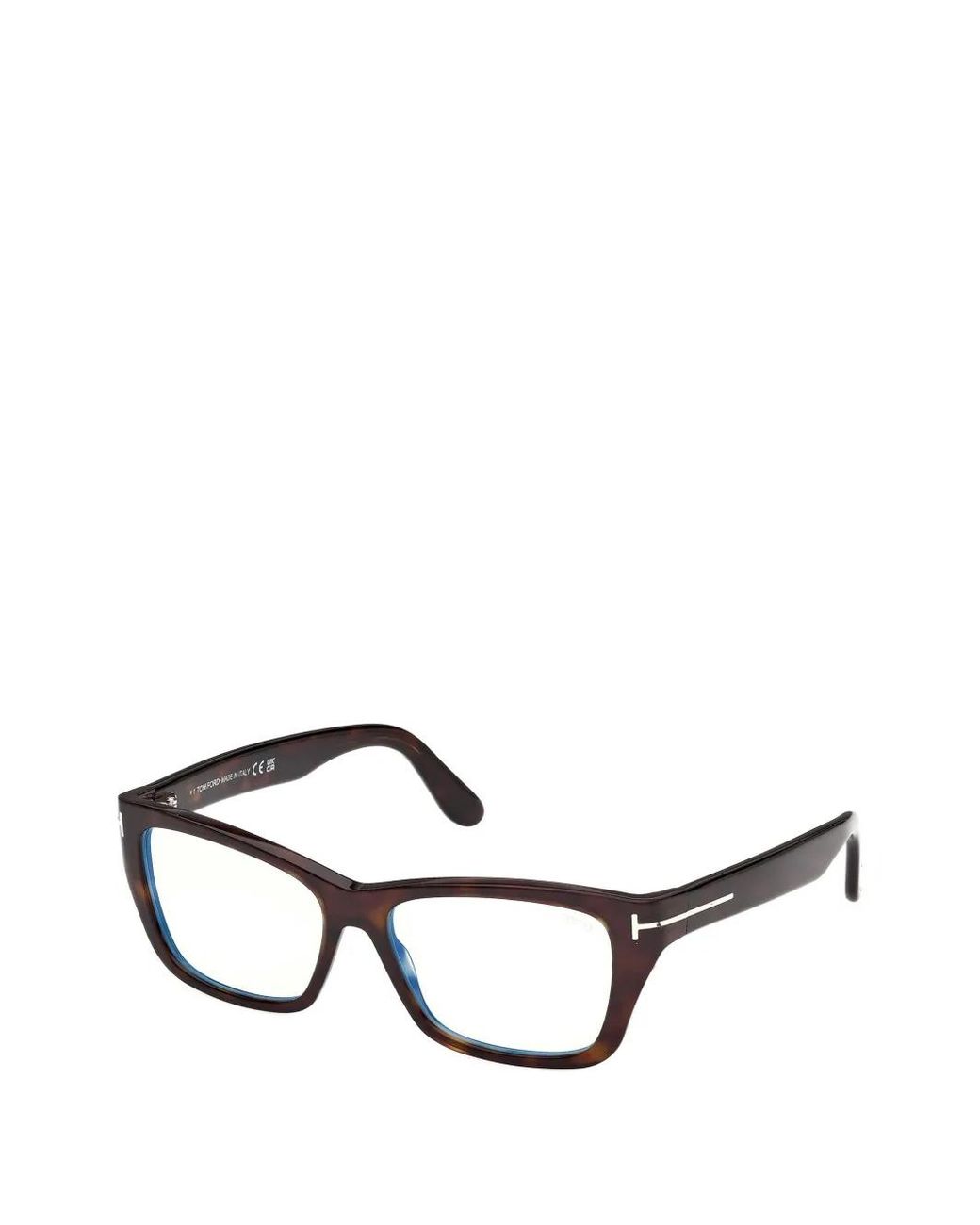 Tom Ford Brown Square-Frame Glasses