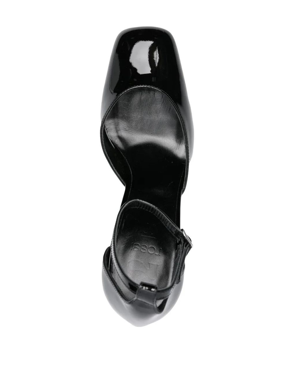 Sergio Rossi Black Si Rossi 85Mm Ankle-Strap Pumps