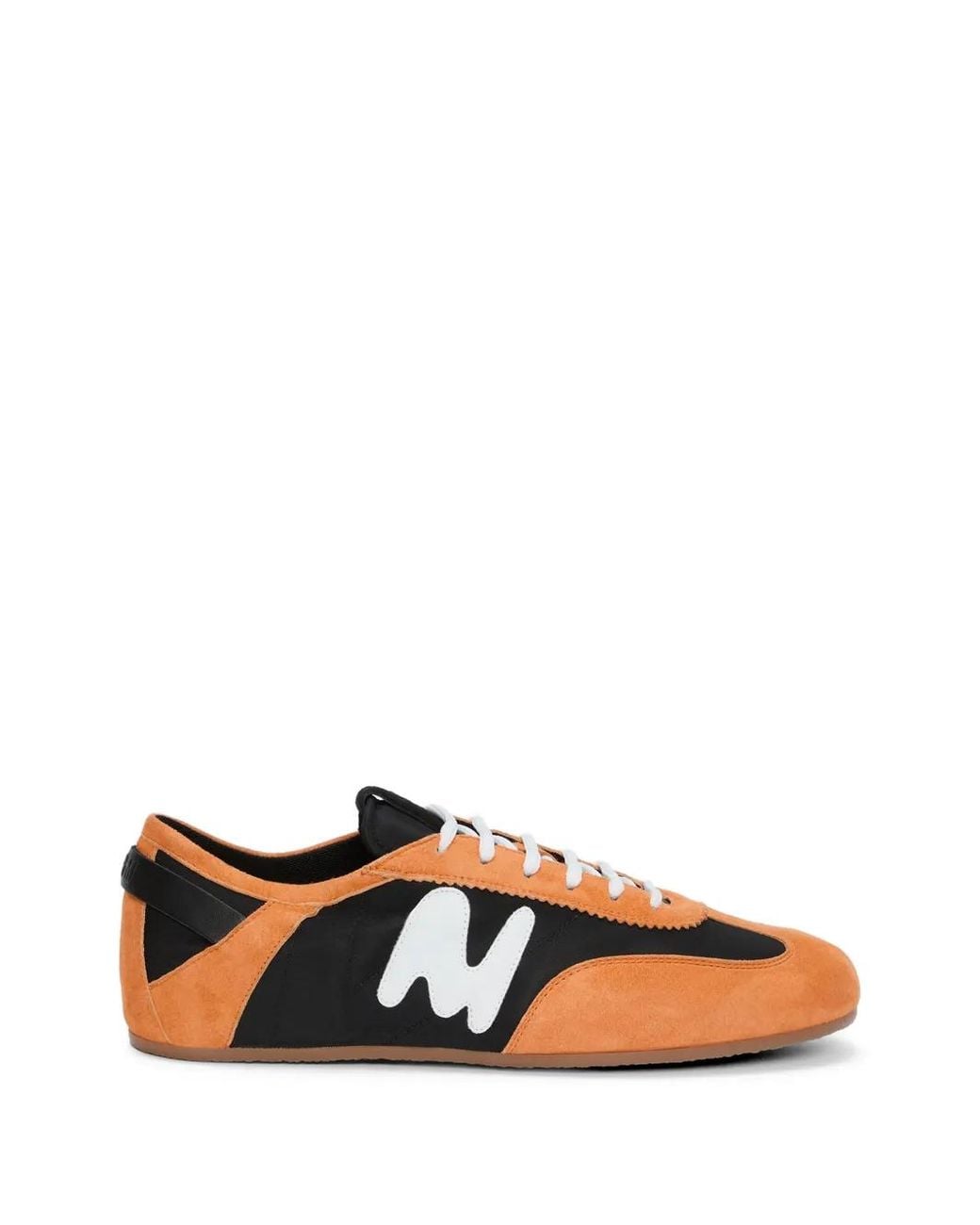 MSGM White Logo Low-Top Sneakers for men