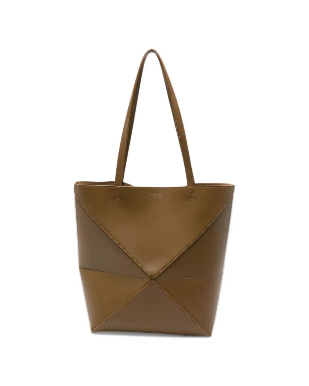 Loewe Brown Puzzle Leather Shoulder Bag