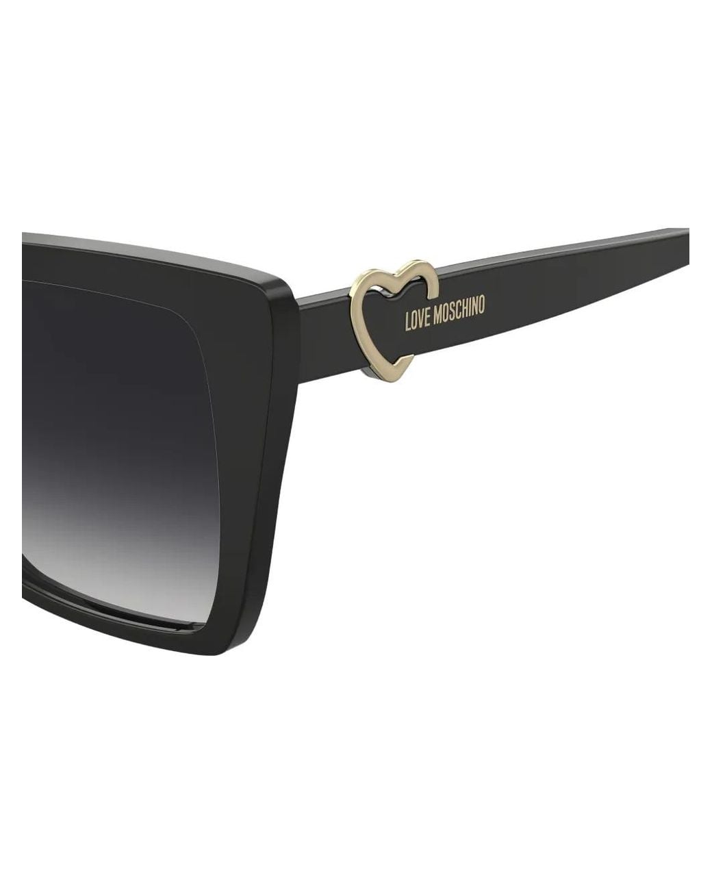 Love Moschino Black Square-Frame Sunglasses