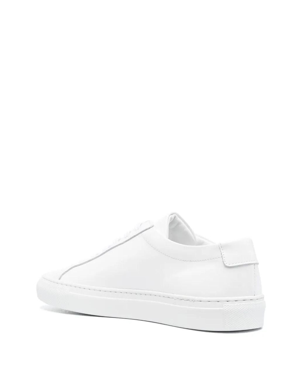 Common Projects White Original Achilles Leather Sneakers