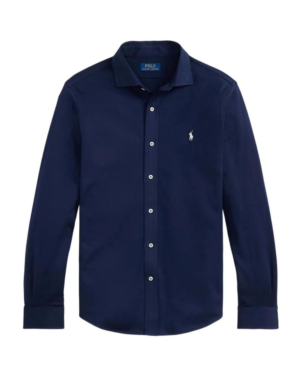Polo Ralph Lauren Long-Sleeve Shirt in Blue for Men | Lyst UK