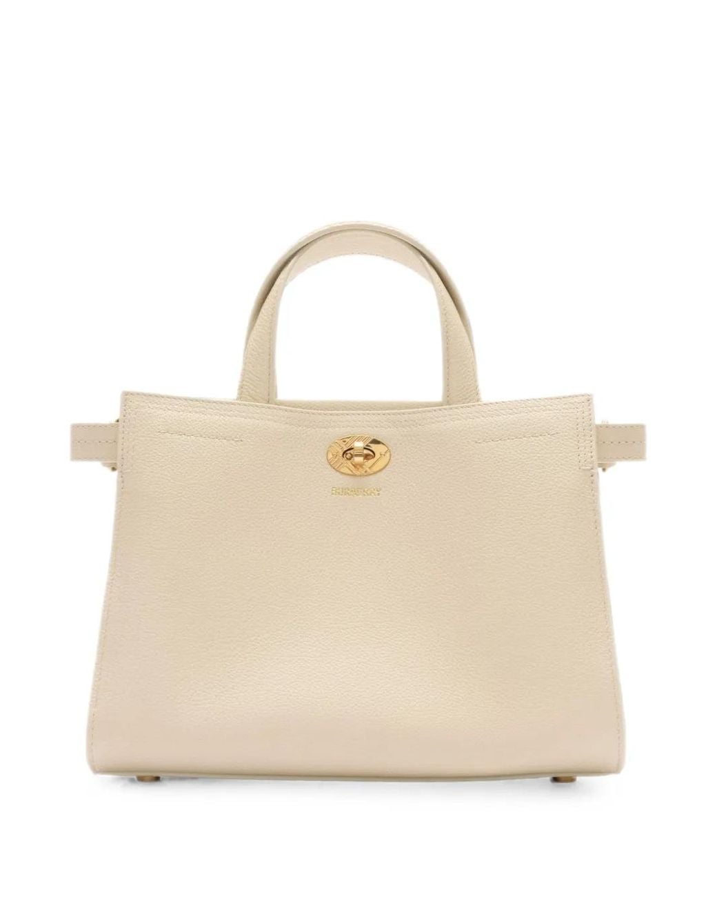 Burberry Natural Mini Check Cotswolds Tote