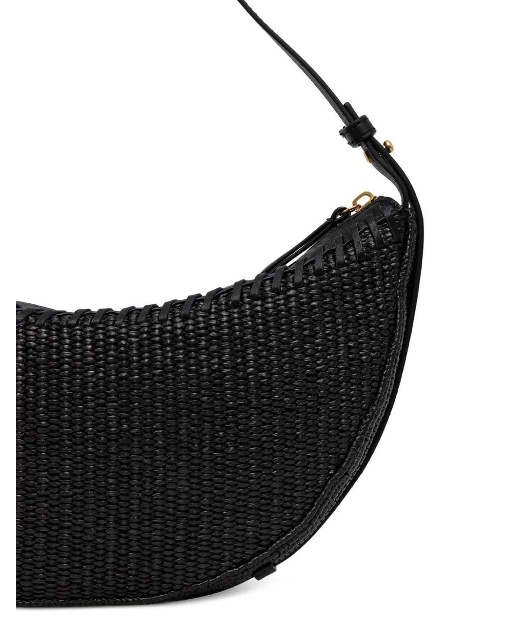 Marc O' Polo Black Woven Shoulder Bag