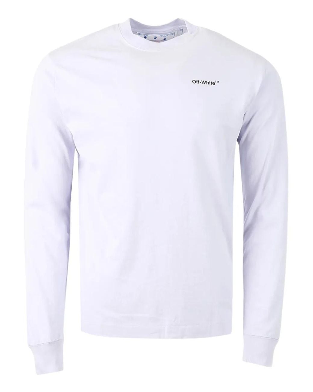 Off-White c/o Virgil Abloh White Caravaggio Arrow Long-Sleeves T-Shirt for men