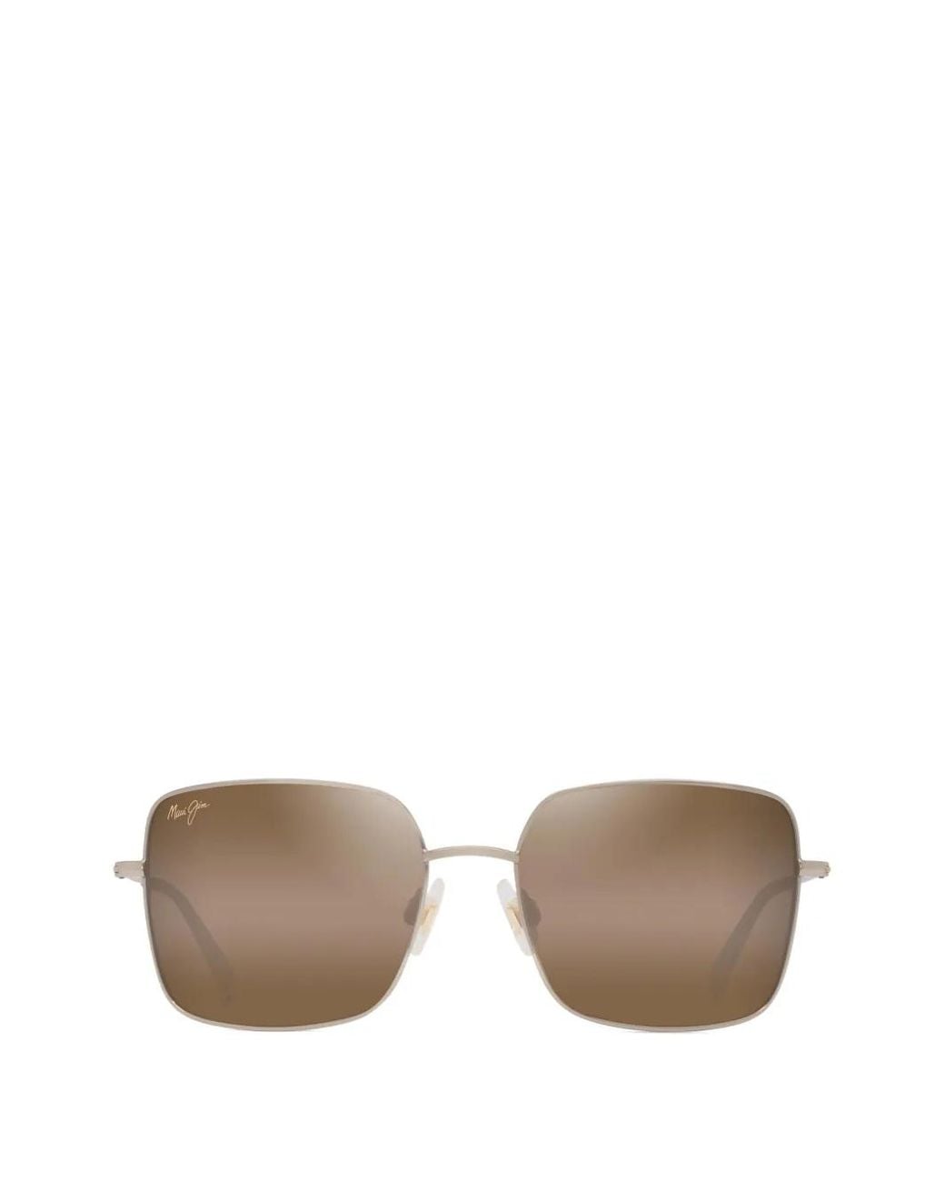 Maui Jim Metallic Lipine Square-Frame Sunglasses