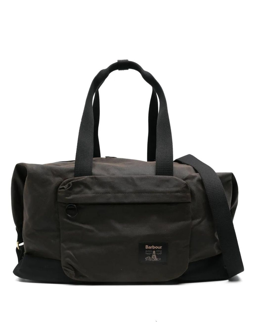 Borsone Field di Barbour in Black da Uomo