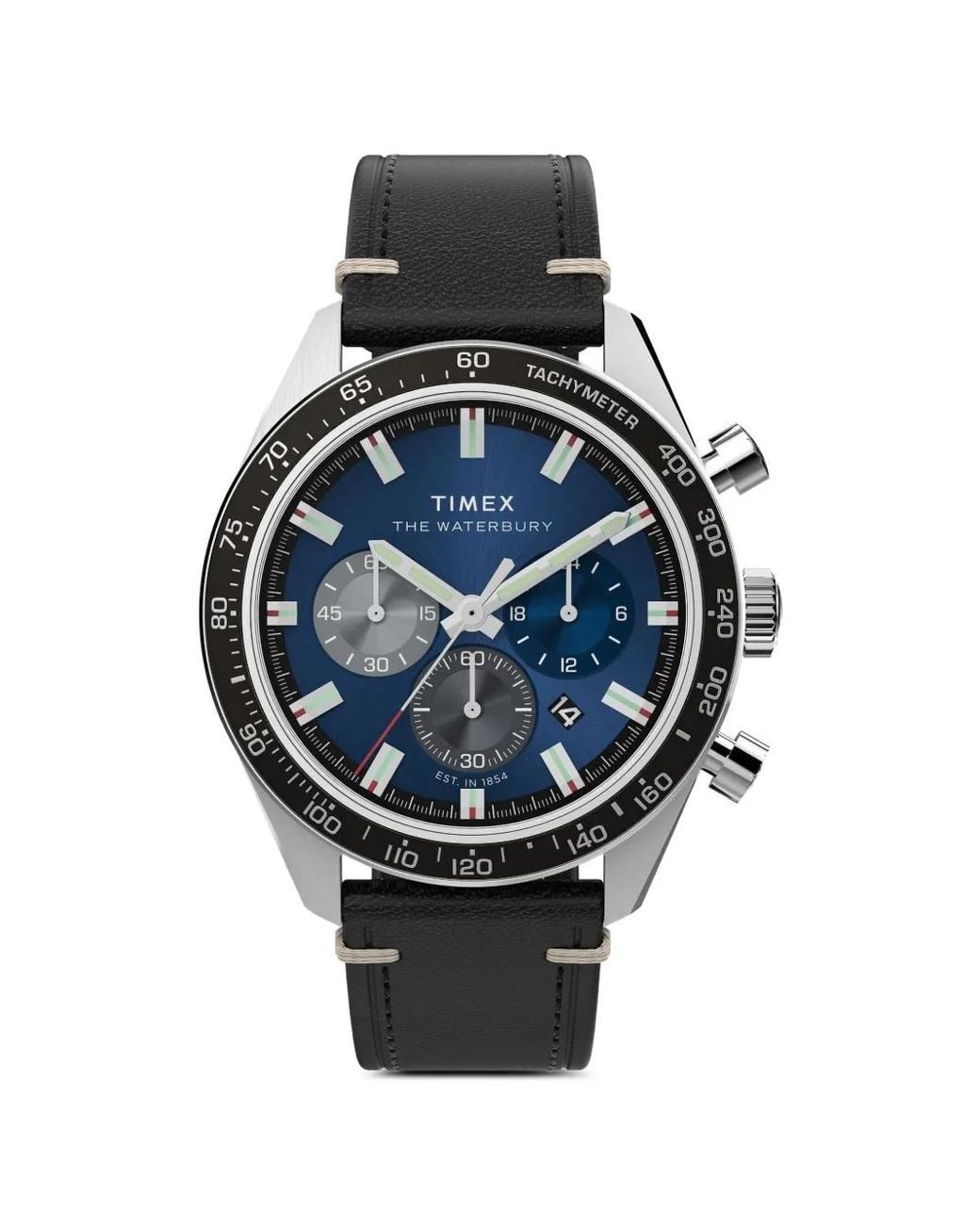 Timex Gray Waterbury Traditional Chronograph 41Mm Watch for men