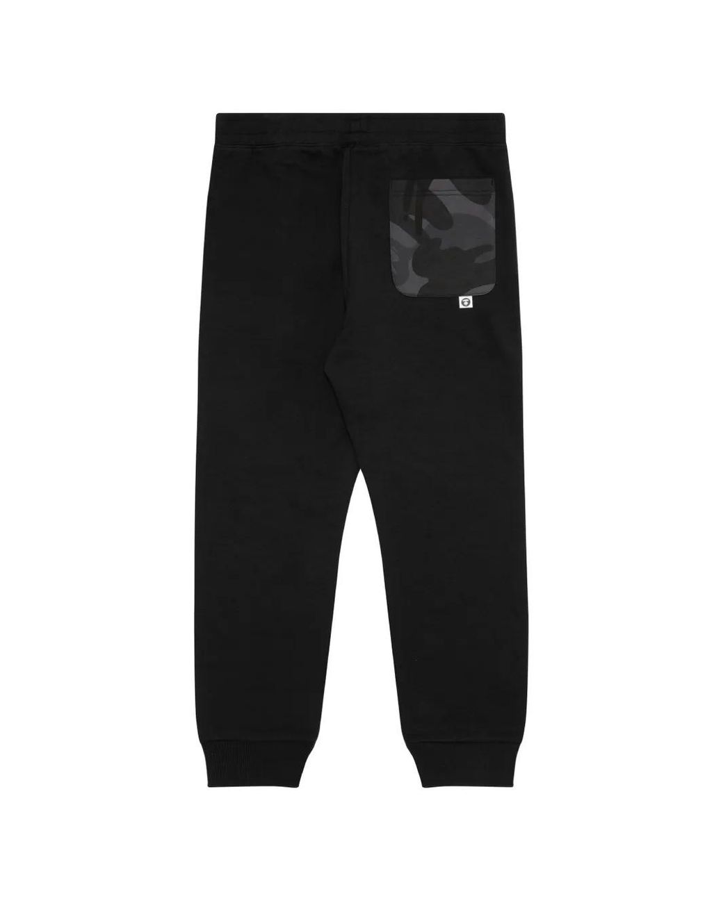 Aape By A Bathing Ape Black Moonface Patch Track Pants for men