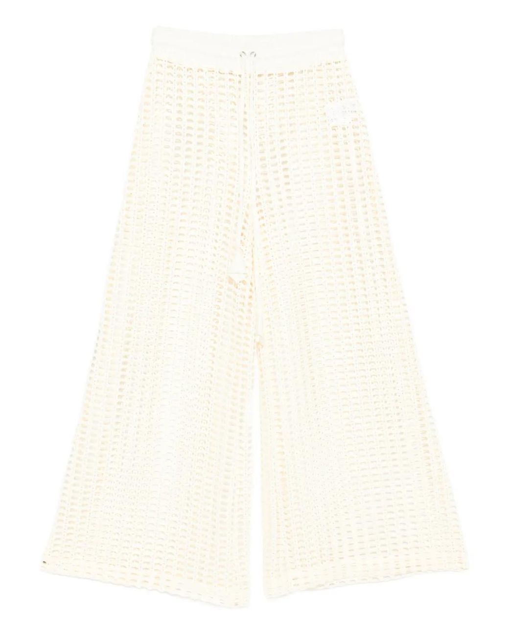 PATBO White Selene Drawstring Trousers