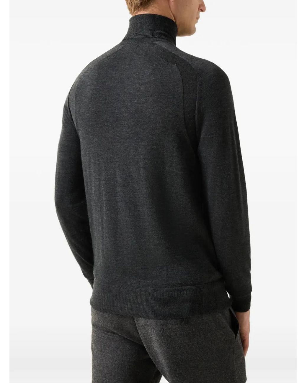 Bogner Blue Gordon Roll-Neck Sweater for men