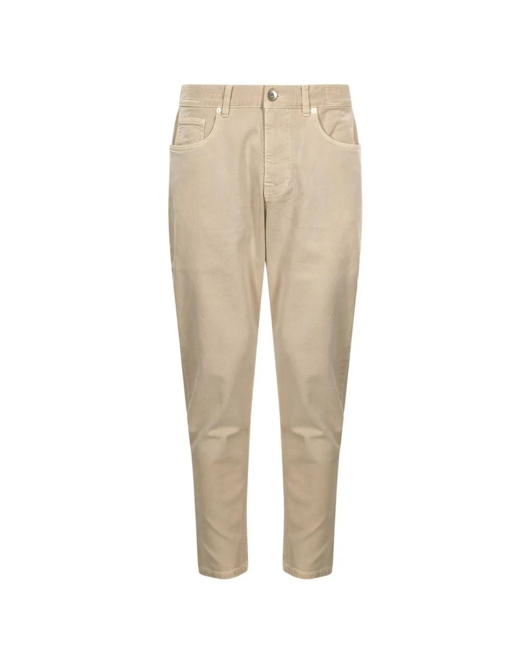 Eleventy Natural Pantalon Droit À Poches Multiples for men