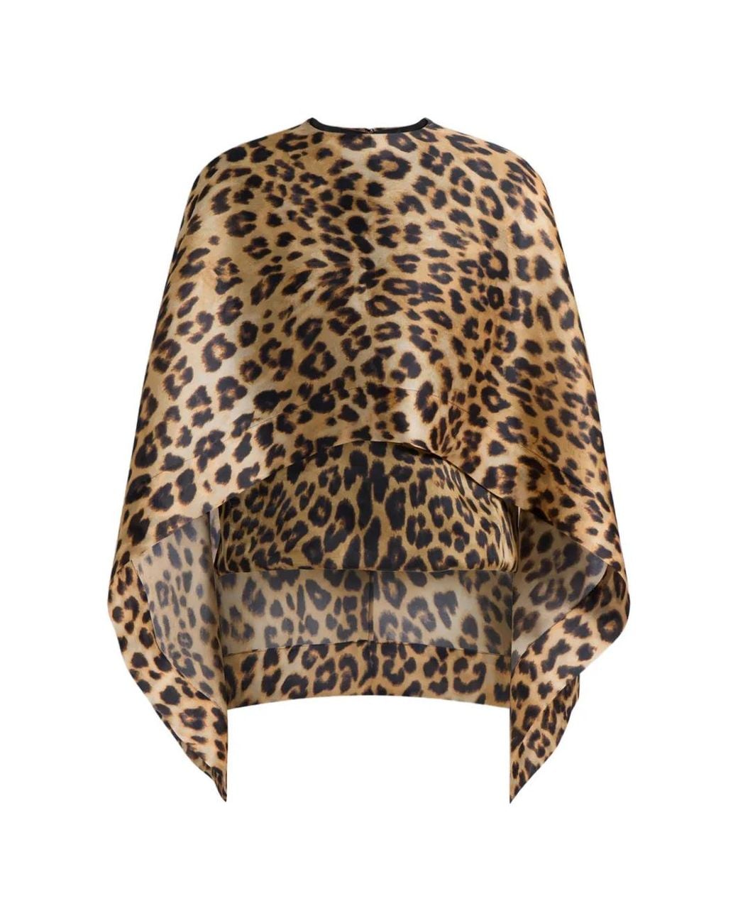 Alberta Ferretti Natural Triple Organza Shirt