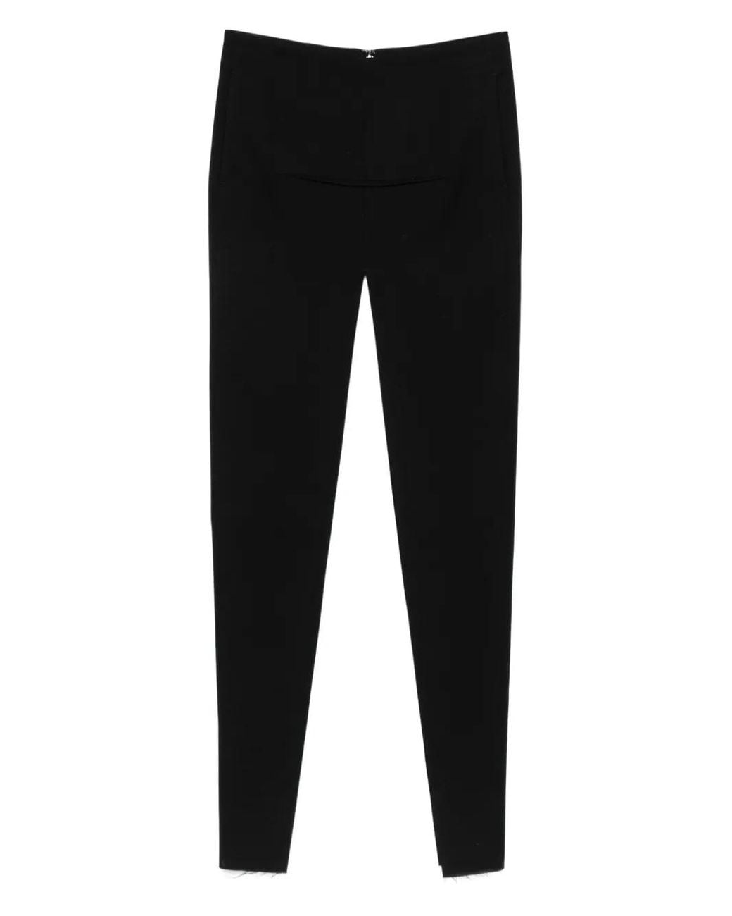 Rick Owens Black Double-Slit Maxi Skirt