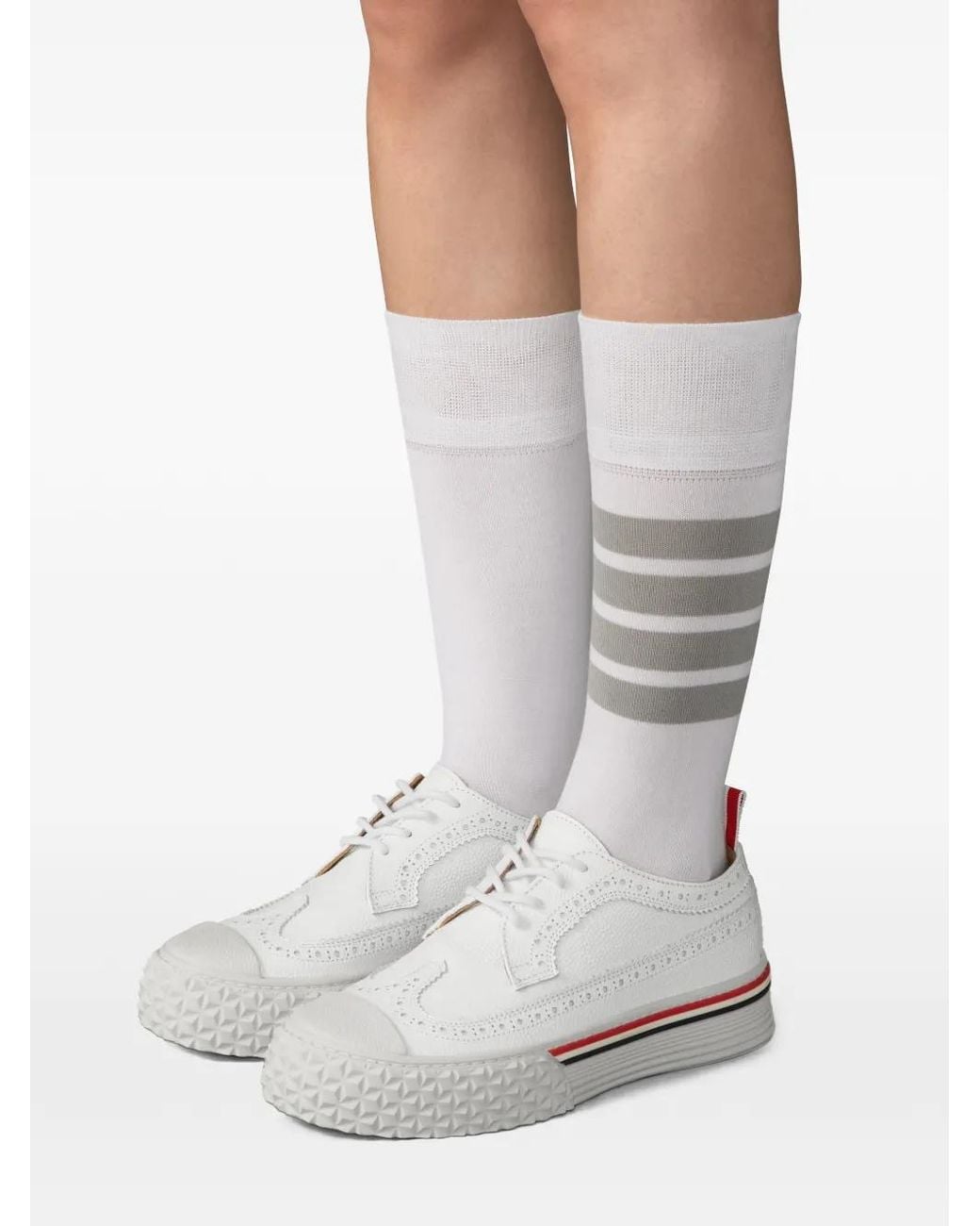 Sneakers Collegiate di Thom Browne in White