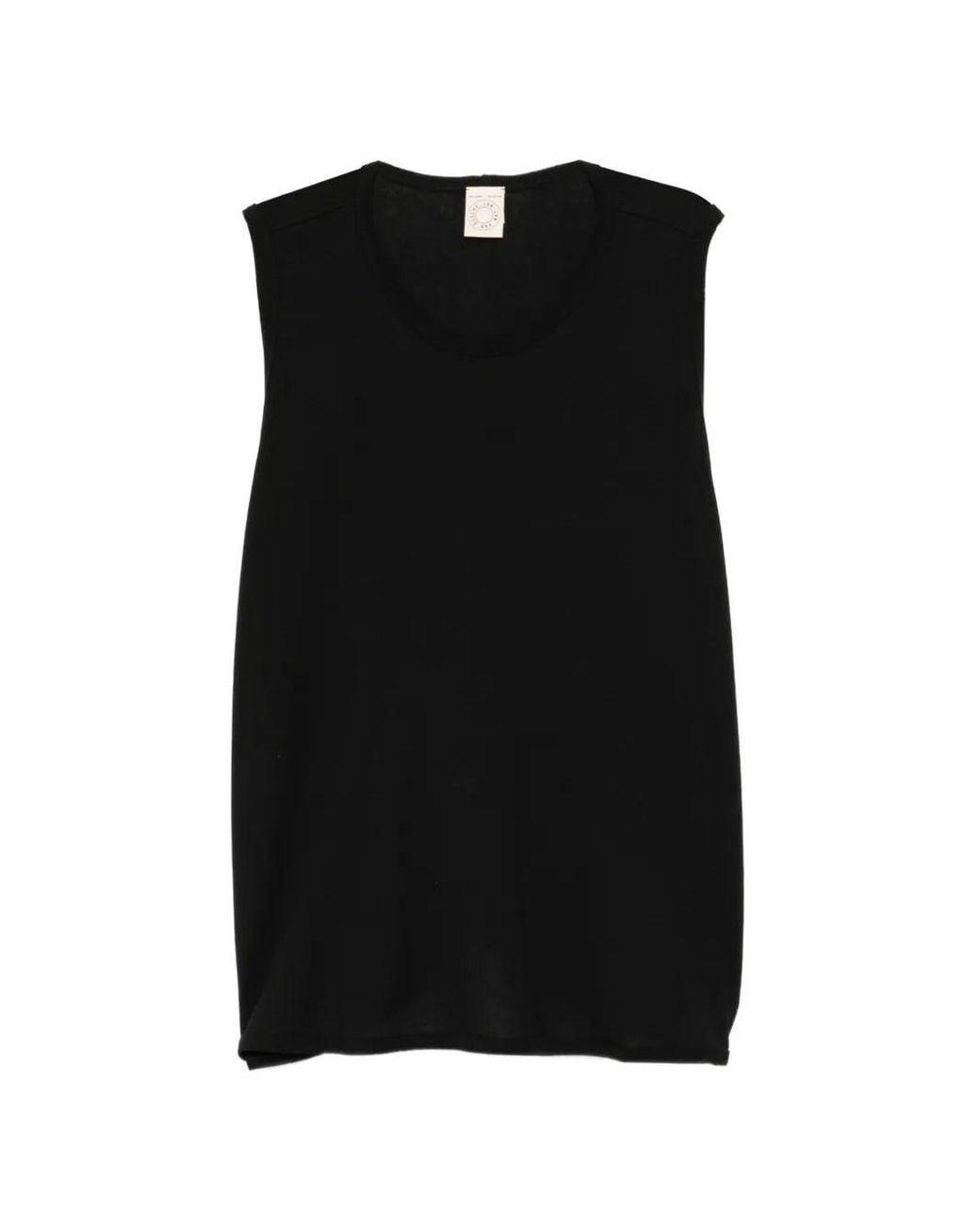 Jan Jan Van Essche Black Crew-Neck Vest for men
